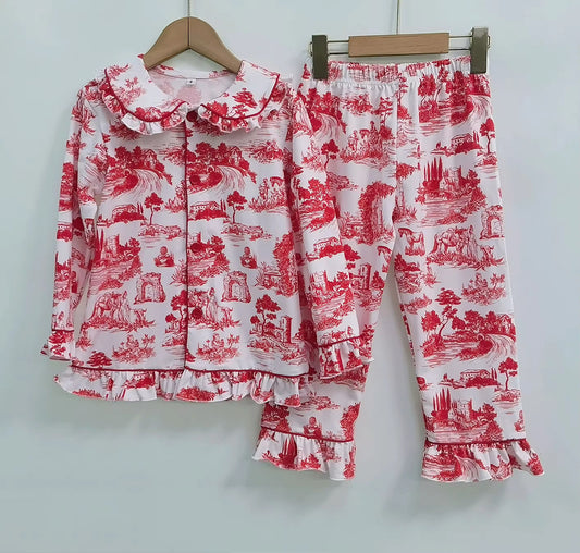 Girls Christmas Family Pyjamas